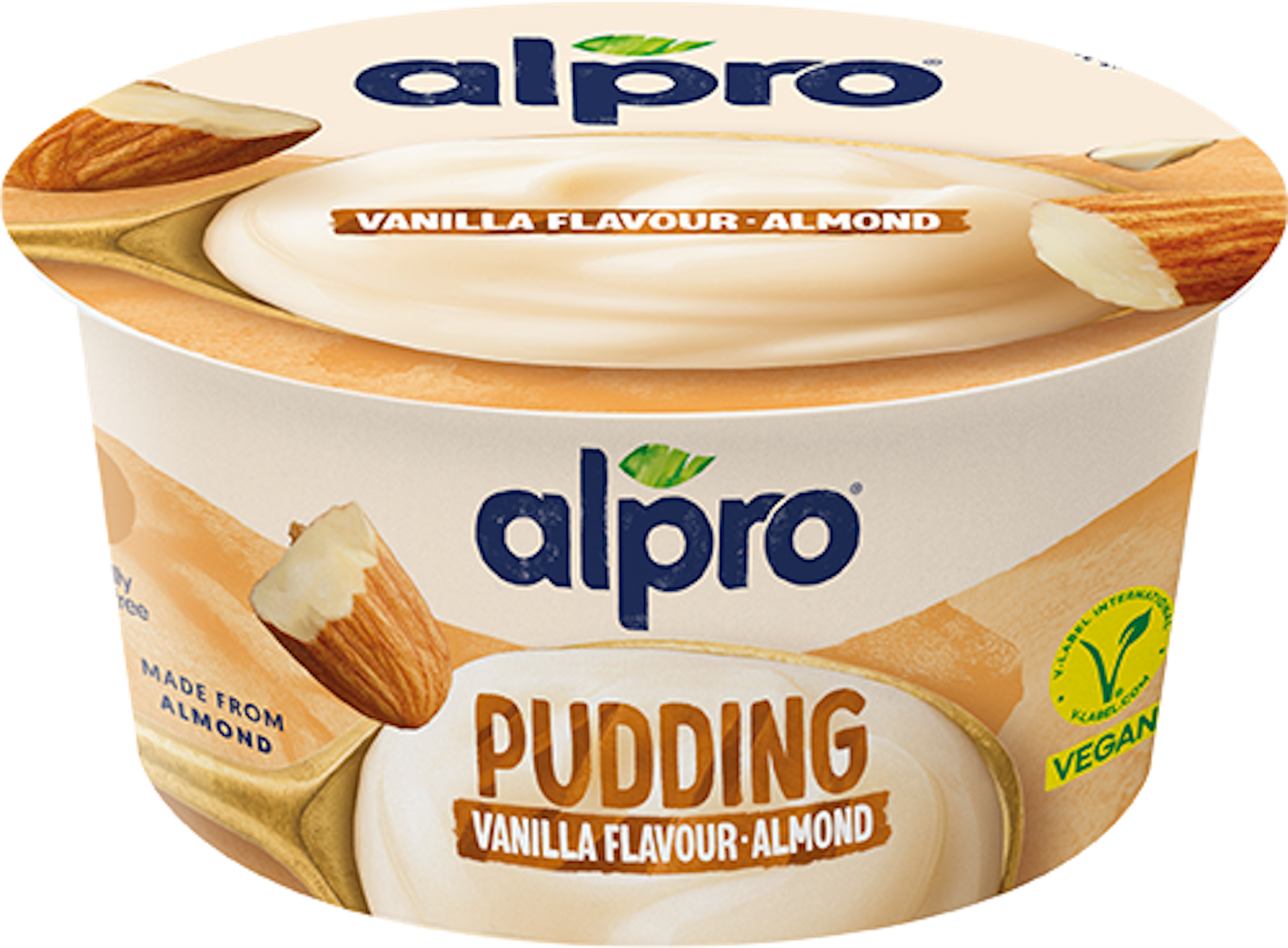 Алпро десерт на основата на бадем с вкус на ванилия