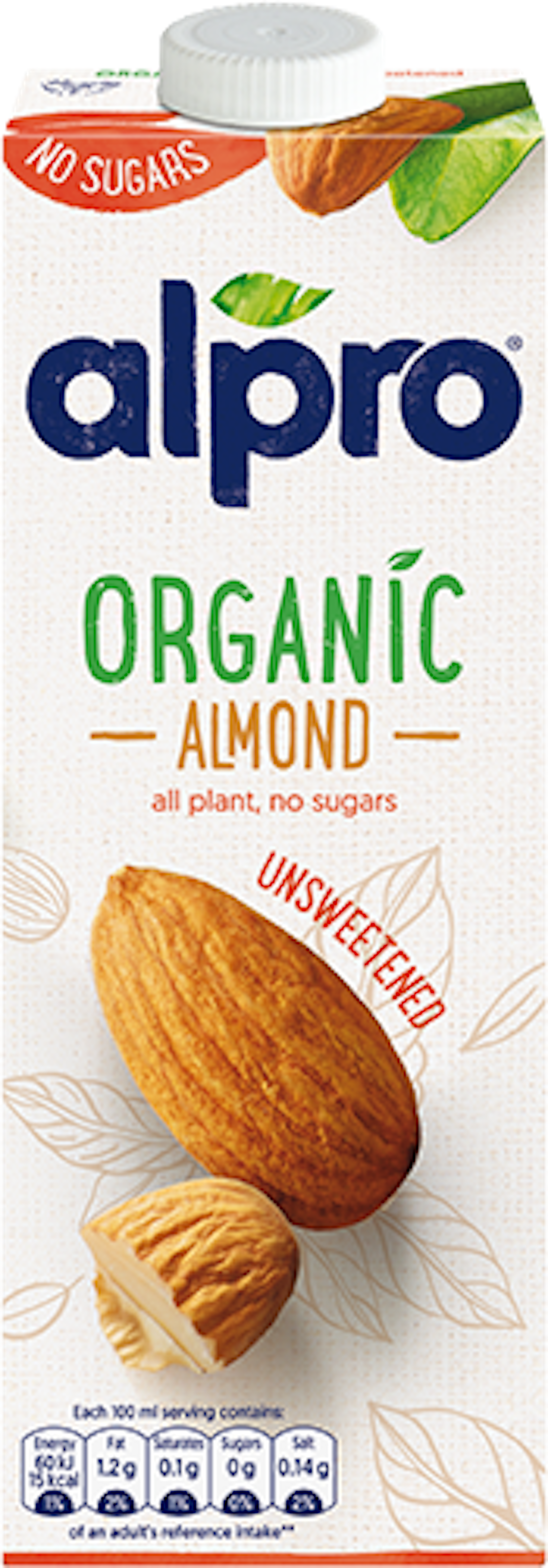 Organic Almond No Sugars