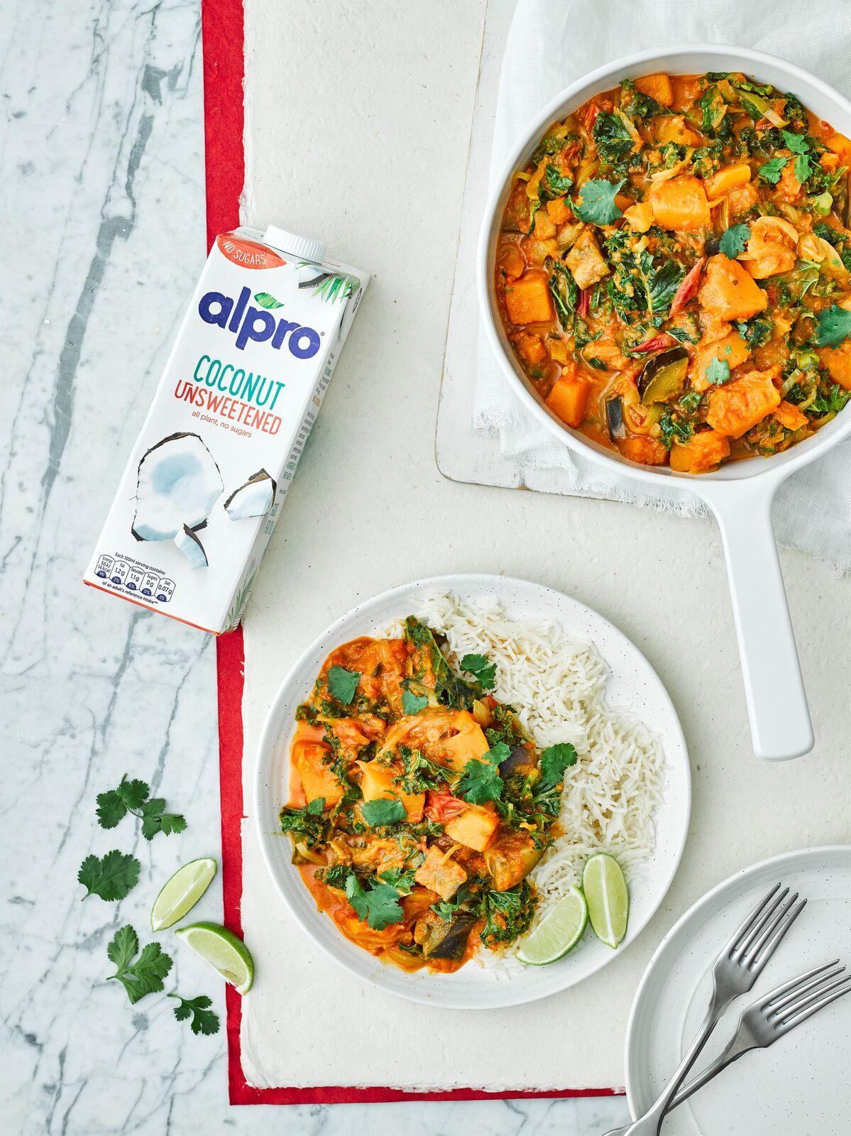Butternut and Aubergine Korma
