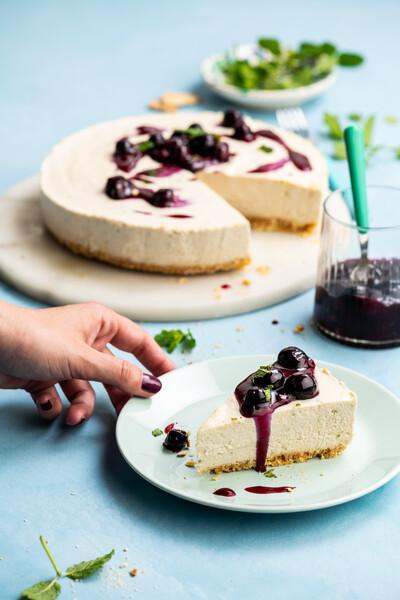 Blaubeer-Kokos Kuchen
