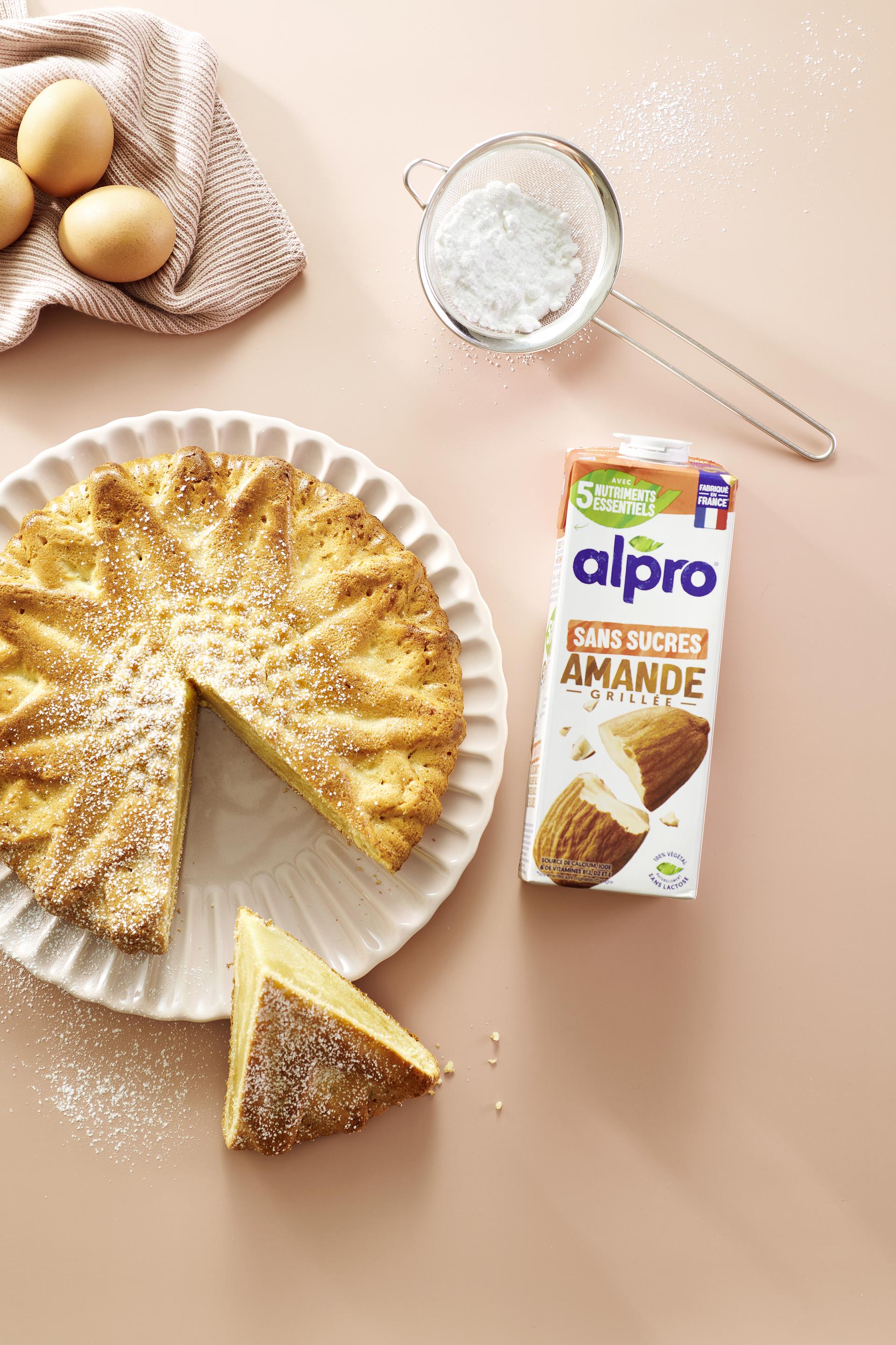 Gâteau au lait d’amande
