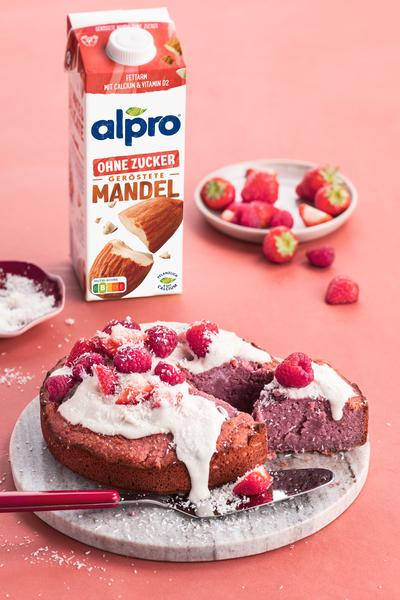 Rote früchte kuchen