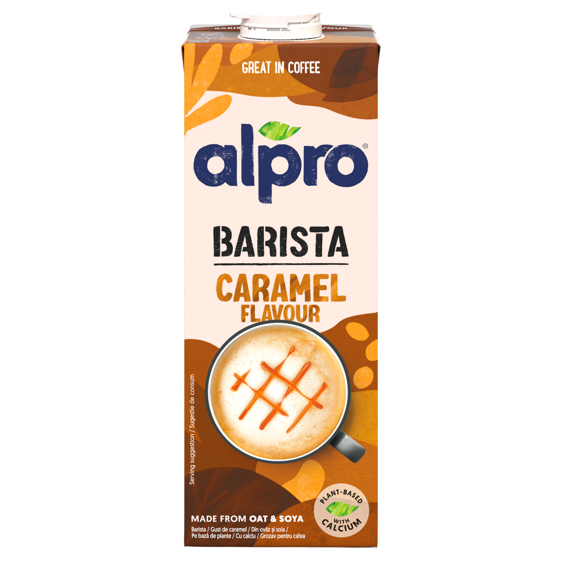 Alpro Barista Ovseno-sójový nápoj s karamelovou príchuťou