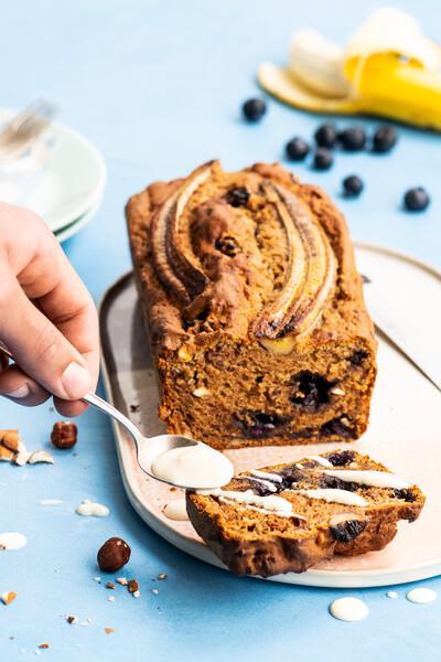 Delicioso Banana Bread com Alpro