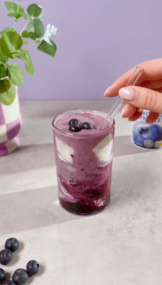 Blueberry Banana Avocado Glaze Smoothie