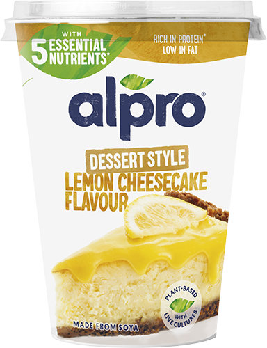 Φυτικό Επιδόρπιο Σόγιας Τσίζκεικ Λεμόνι 400G