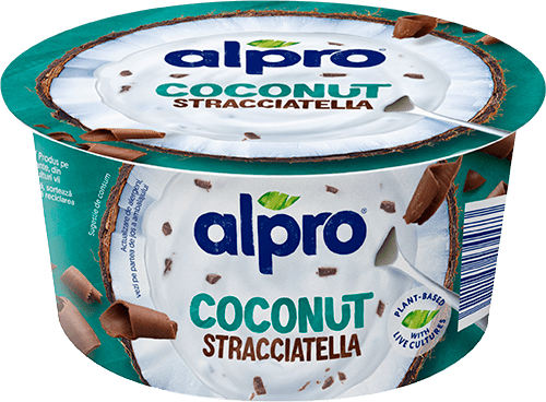 Kókuszgurt csokoládédarabokkal