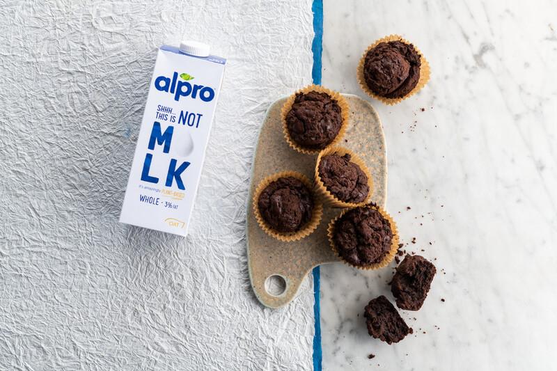 Muffins Veganos de Chocolate Puro