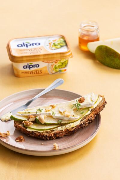 Broodje met peer en camembert