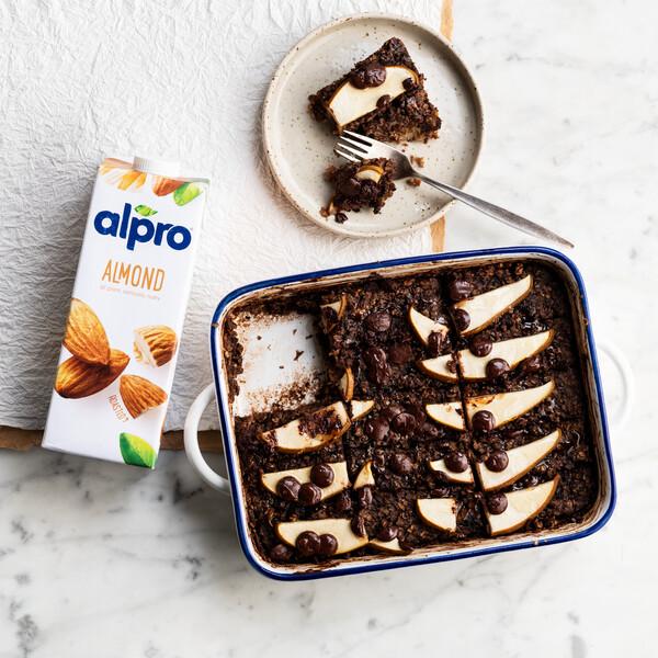 Küpsetatud Brownie-Kaerahelbed