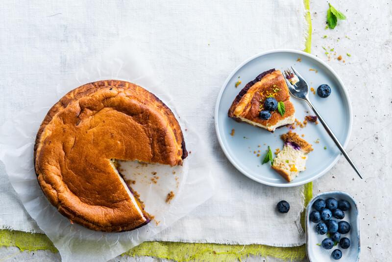 Saftiger Blaubeerkuchen