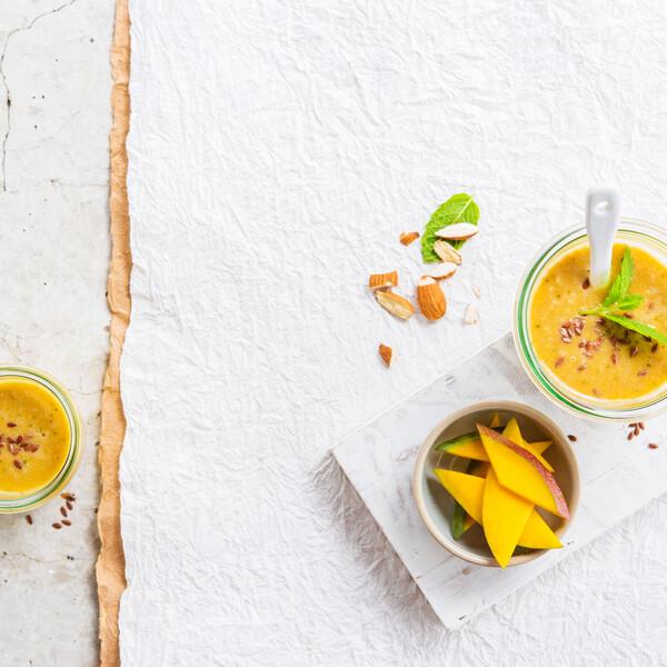 Smoothie mango e banana