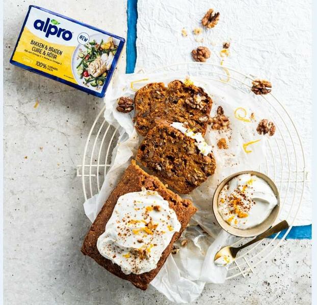 Zoete aardappel cake