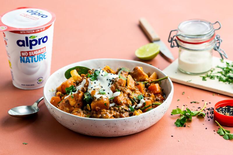 Dahl de lentilles avec extra légumes