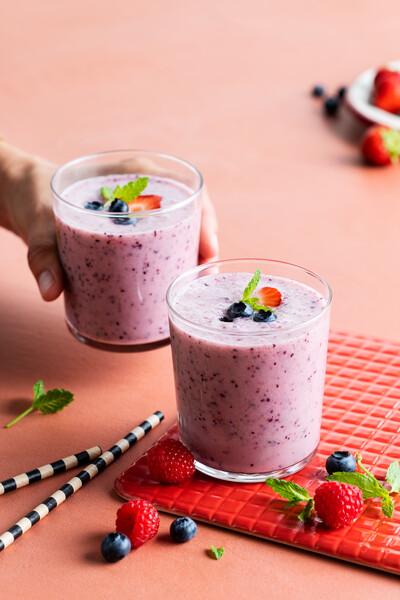 Pink Mandel Sweetheart Smoothie