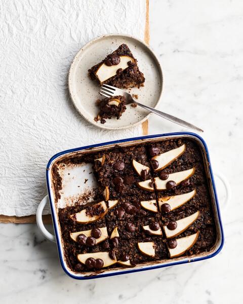 Ovsené pečené brownie