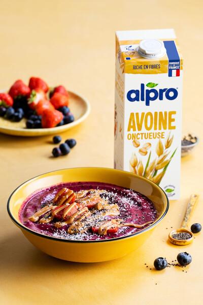 Smoothie bowl aux fruits des bois