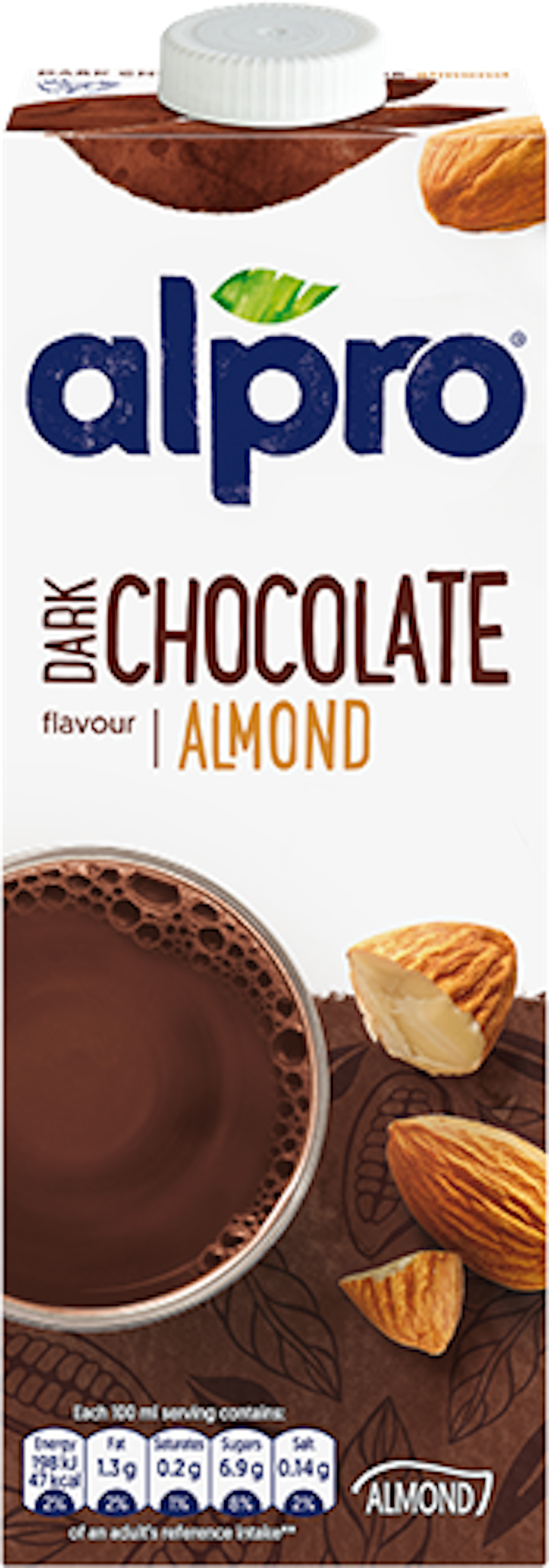 Almond dark chocolate 1 litre