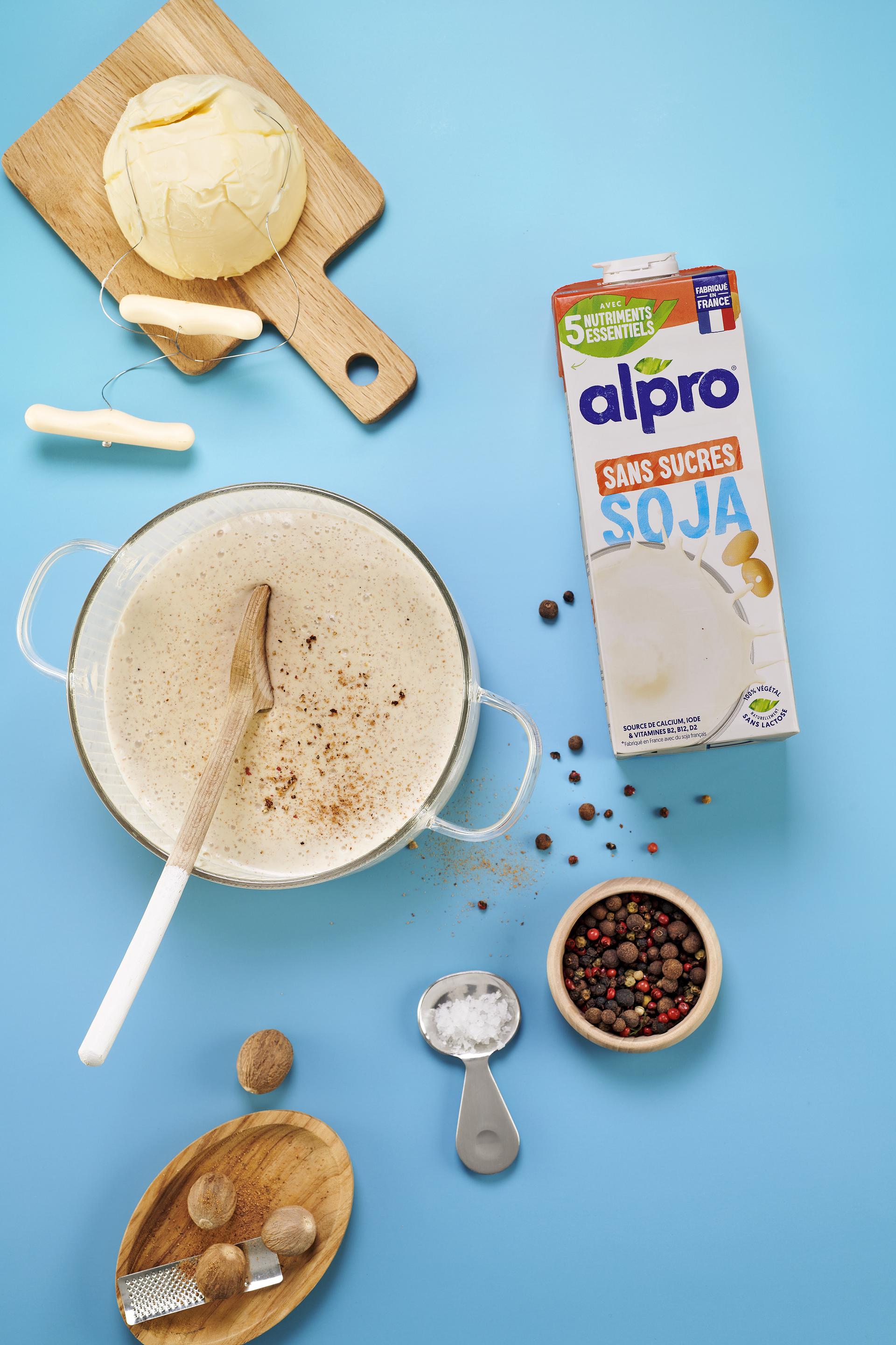 Recette de la béchamel sans lait