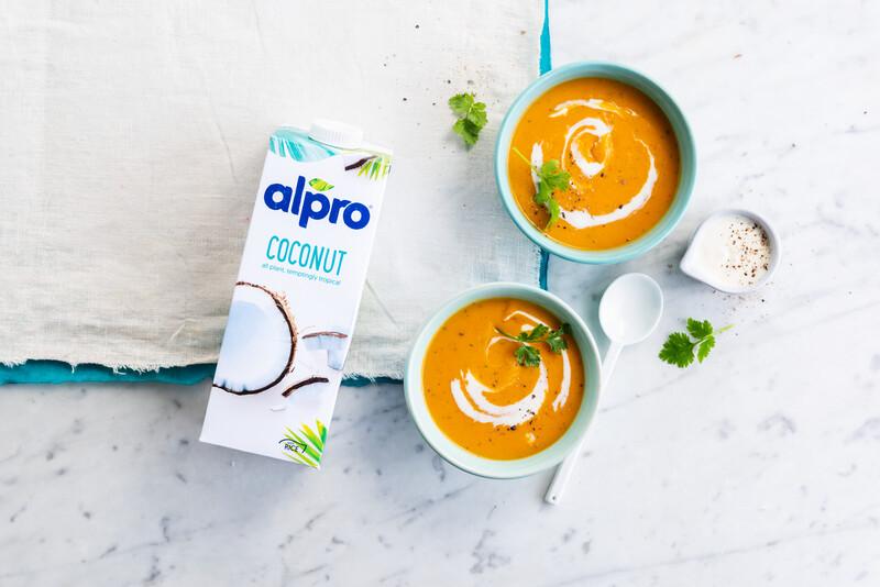 Red Lentil, Sweet Potato & Coconut Soup