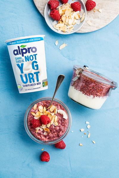 Himbeer-chia-pudding