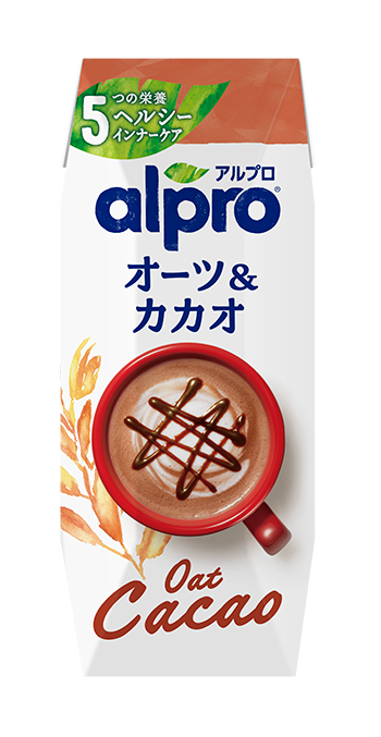 食物繊維&鉄分
オーツ&カカオ
贅沢チョコレートの味わい