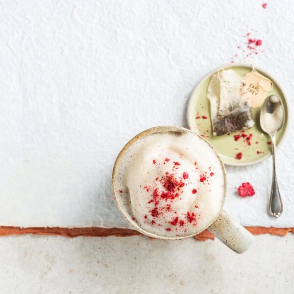 Tea Latte Earl Grey a malina