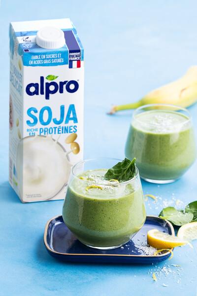 Smoothie Vert (épinards,banane & kiwi)