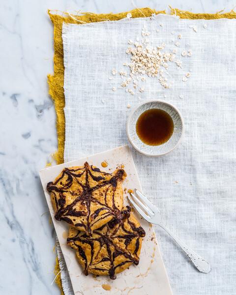 Pancake di Halloween alla zucca