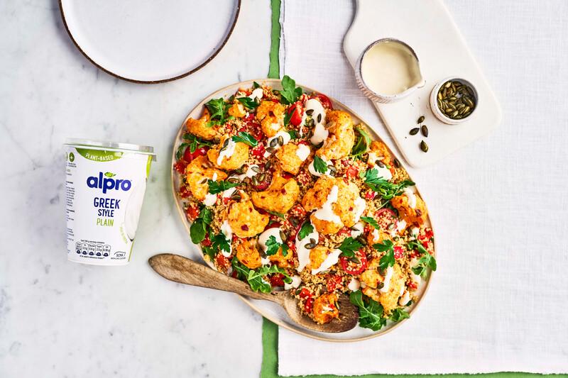 Cauliflower and Cous-Cous with Tahini Dressing