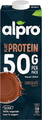 Alpro chocolate alta en proteína