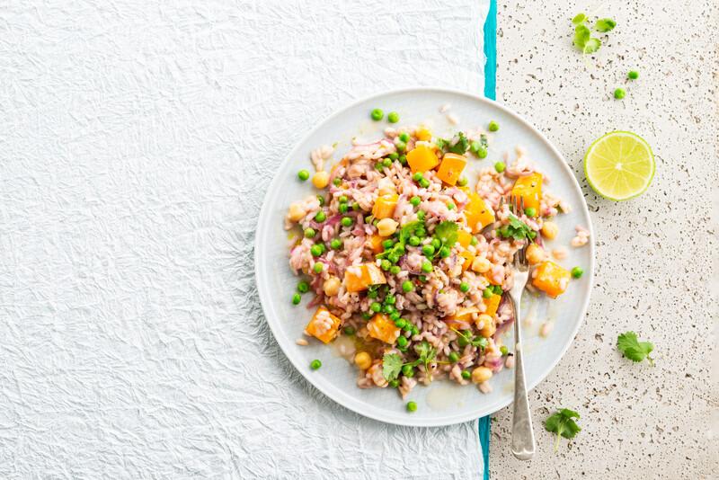 Kichererbsen-Kürbisrisotto