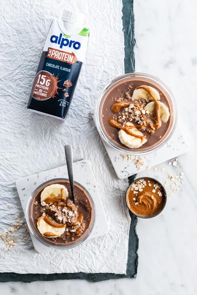 Zemesriekstu sviesta Overnight oats
