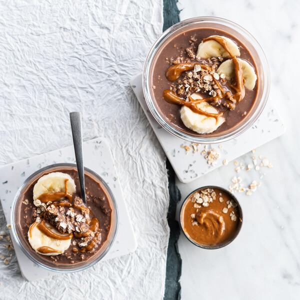 Erdnussbutter Overnight Oats