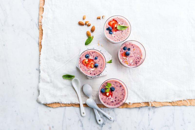Pink Mandel Sweetheart Smoothie