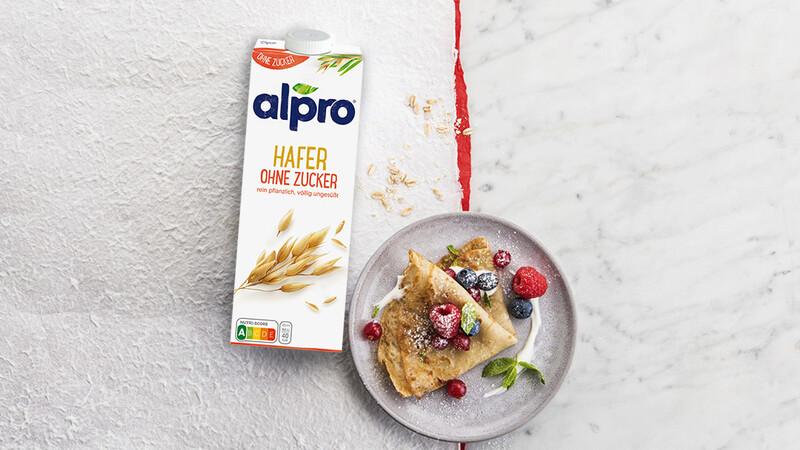 Fluffige Pancakes mit Alpro Ohne Zucker