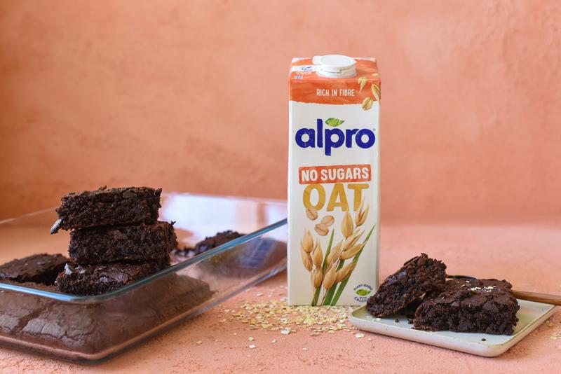 Σοκολατένια Brownies Βρώμης χωρίς ζάχαρη