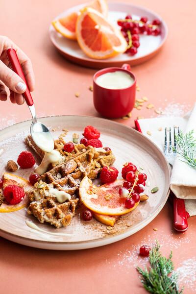 Λαχταριστές Gingerbread Βάφλες