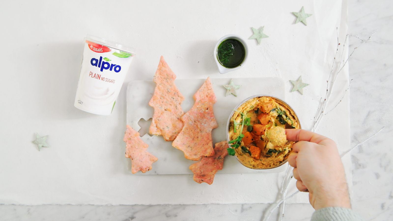 Ho ho hummus med julkakor