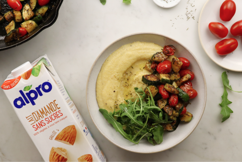 Polenta & legumes grilles