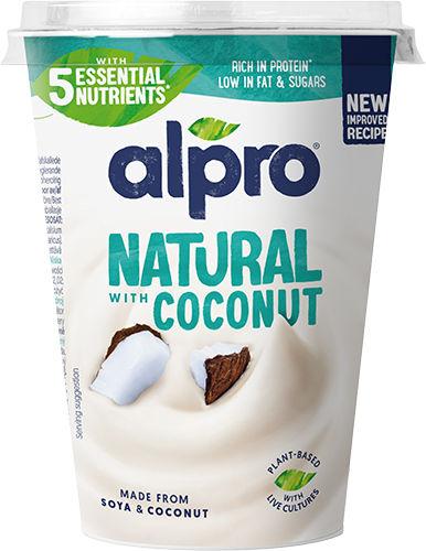 Natuur met Kokosnoot Plantaardig Alternatief voor Yoghurt