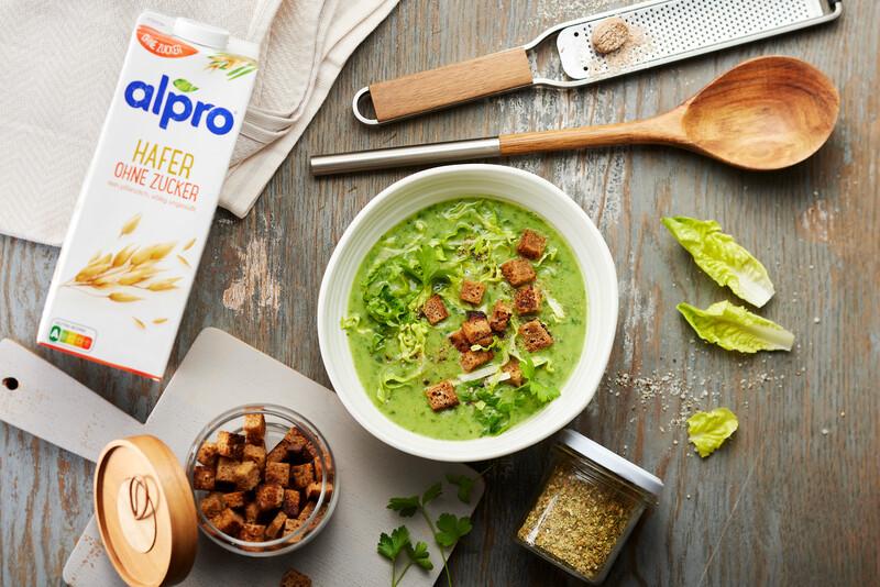Cremige Salatsuppe